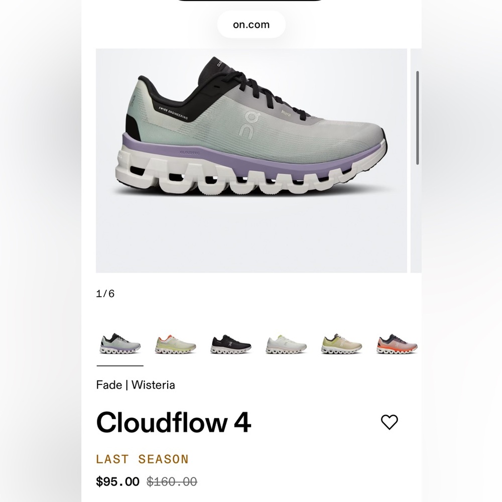 Oncloud Oc Cloudflow 4 Running Shoes - image 8